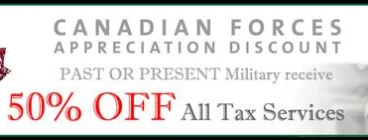 Past &amp; Present Military Discount Parksville Personal Tax