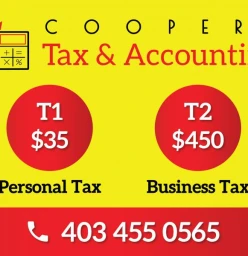 TAX RETURN BY EXPERIENCED PROFESSIONALS: $35 T1-Single , $350 T2-Corporate Toronto City Tax Return